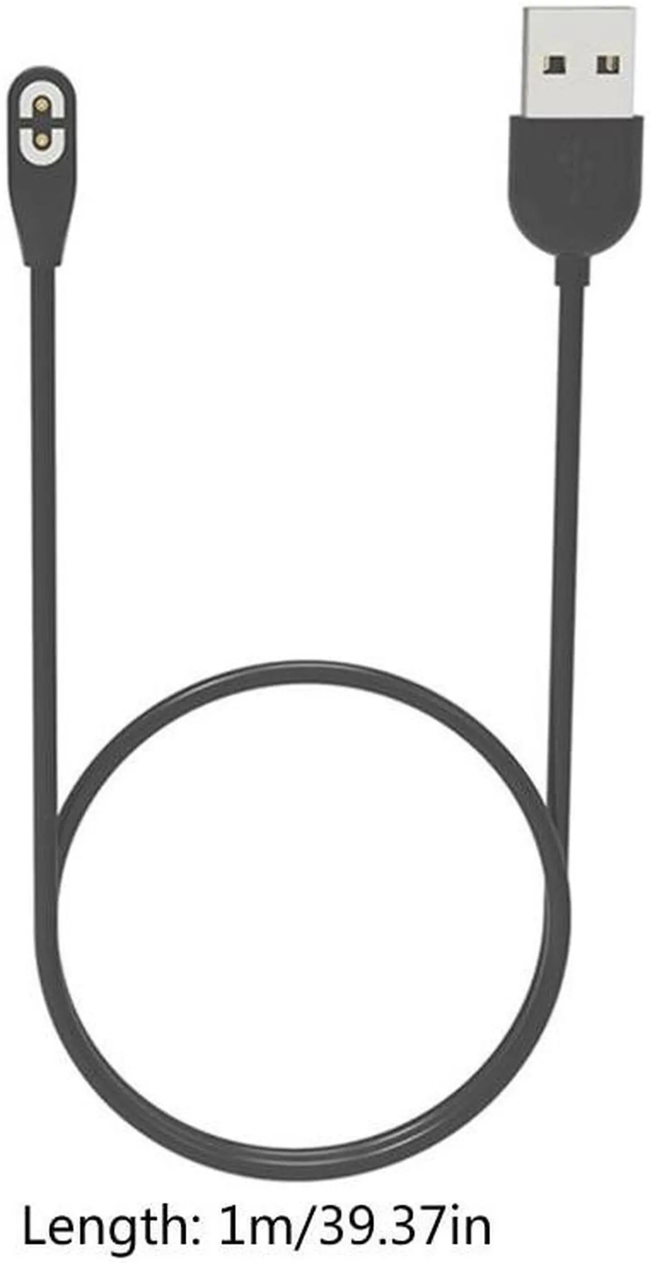 Alt view image 6 of 6 - Replacement USB  Cable Fast Charging Cord for AfterShokz Aeropex AS800/OpenComm ASC100SG, Black