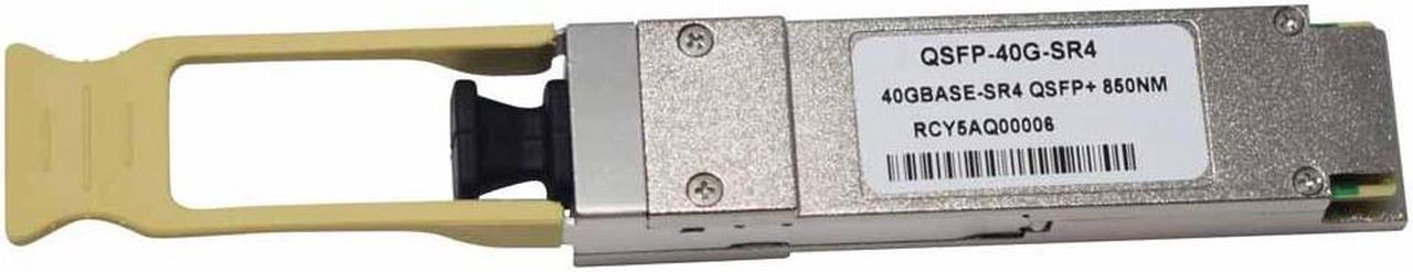 Alt view image 2 of 6 - QSFP+ Module  40GBase-SR4  Compatible QSFP-40G-SR4-S QSFP 850nm 150m MTP/MPO Transceiver Module for MMF