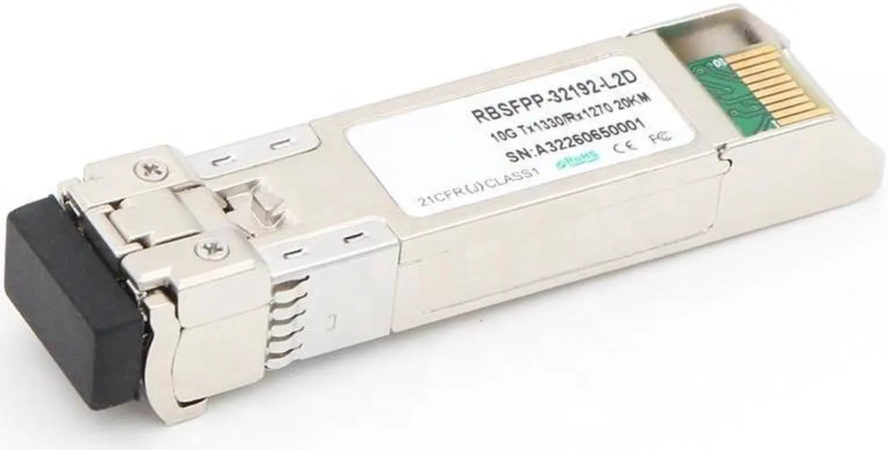 Alt view image 4 of 5 - single mode extreme sfp bidi 10gb 1270/1310nm 20km optical transceiver compatible fiber optic sfp