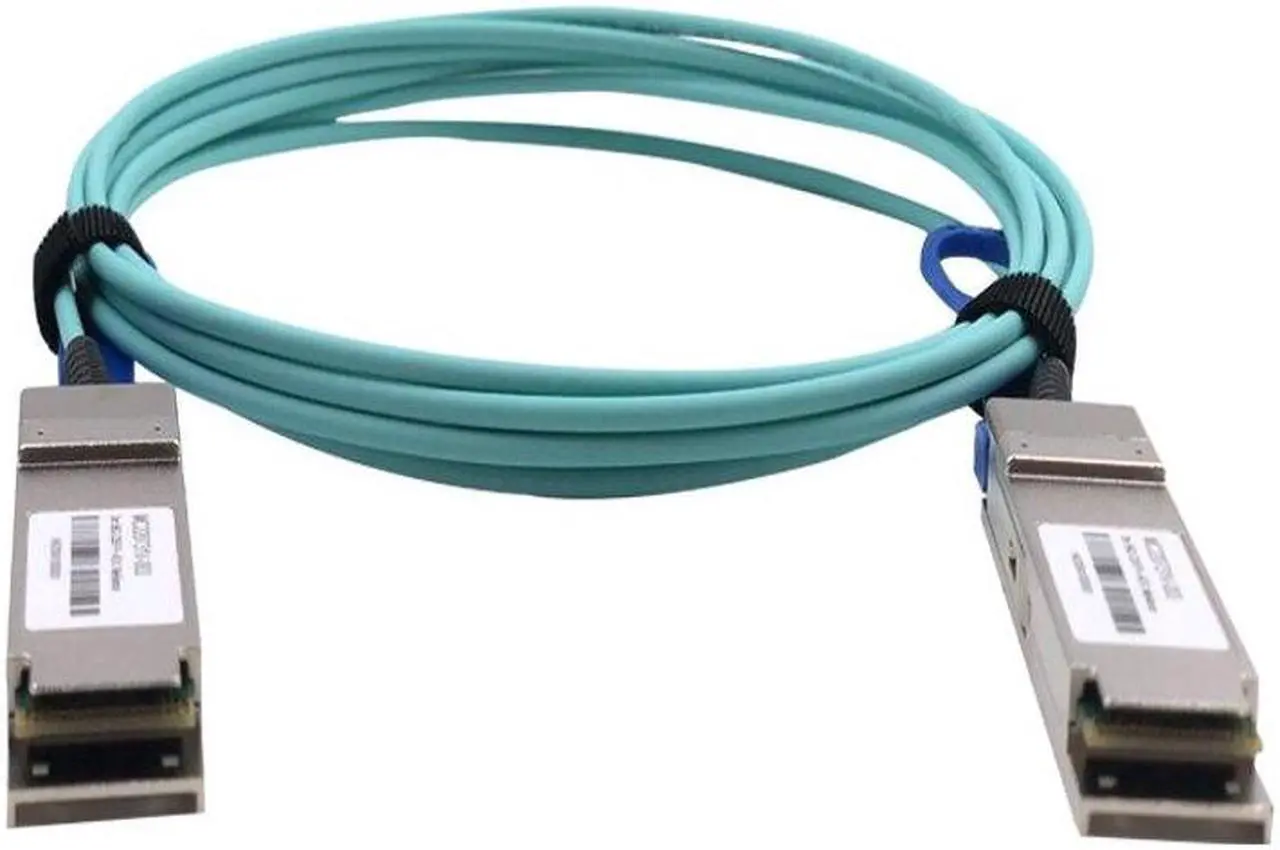Alt view image 3 of 6 - High speed 56G QSFP+ AOC Cable 3M InfiniBand Active Optical Cable Compatible Mellanox MC220731V-003