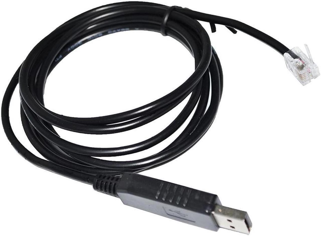 FT232RL USB TO RJ11 RJ12 ADAPTER RS232/RS485 CONVERTER SERIAL COMMUNICATION CABLE FOR DRIVE / FREQUENCY INVERTER TO PC (RS232 Signal)
Cable length:5M