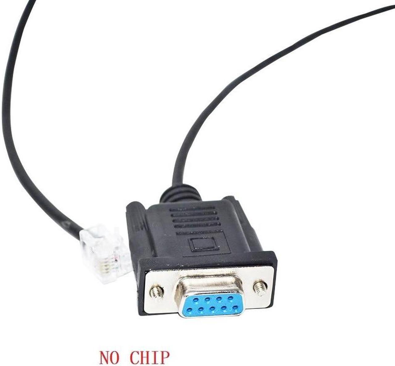 FT232RL USB TO RJ11 6P4C PLUG RS232 SERIAL COMMUNICATION CABLE FOR XB 200 205 208 213 216 ETHERNET SWITCH(DB9 FEMALE TO RJ11)
Cable length:3m