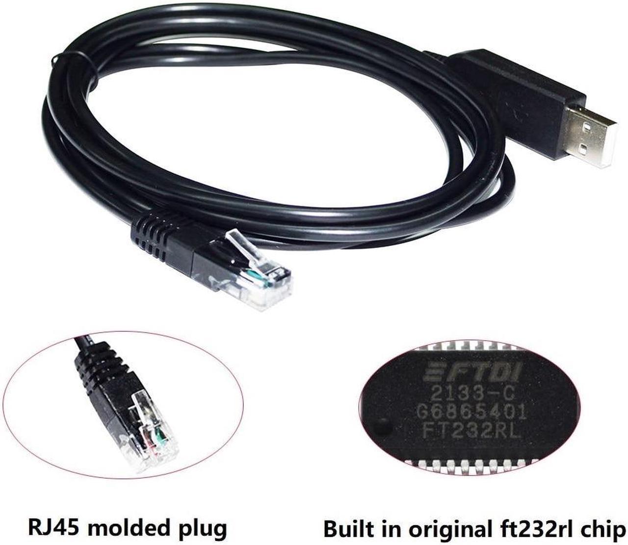 FT232RL USB UART TTL TO RJ45 ADAPTER  CABLE FOR SKYWATCHER EQ3 PRO EQ5 HEQ5 SYNTREK EQM-35 AZ EQ5-GT EQ6-R AZ EQ6-GT (FT232RL CHIP)
Cable length:(1.8m)