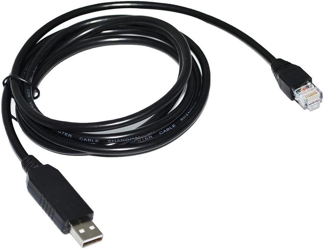 FT232RL CHIP USB TO RJ45 PLUG RS485 SERIAL COMMUNICATION CABLE FOR SRNE ML2420 ML2430 ML2440 MPPT SOLAR CHARGE CONTROLLER (Transparent USB Case)
Cable length:5M