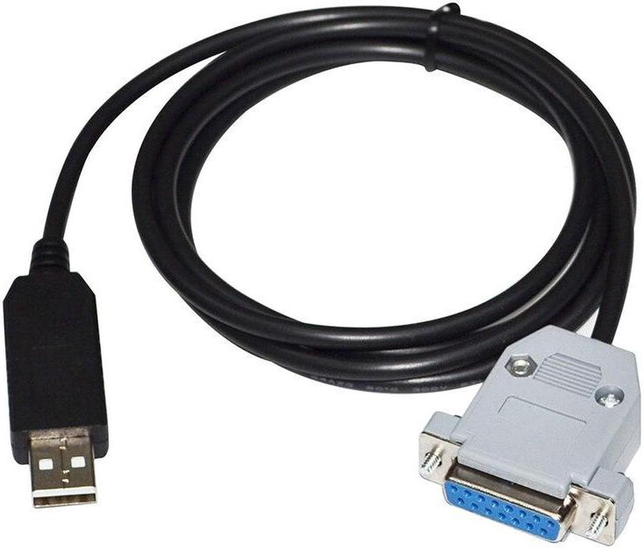 FT232RL CHIP USB TO D-SUB 15-PIN DB15 FEMALE ADAPTER RS232/RS485 SERIAL COMMUNICATION CABLE FOR TECAN CAVRO XCALIBUR PUMP (RS485 SIGNAL)
Cable length:5M