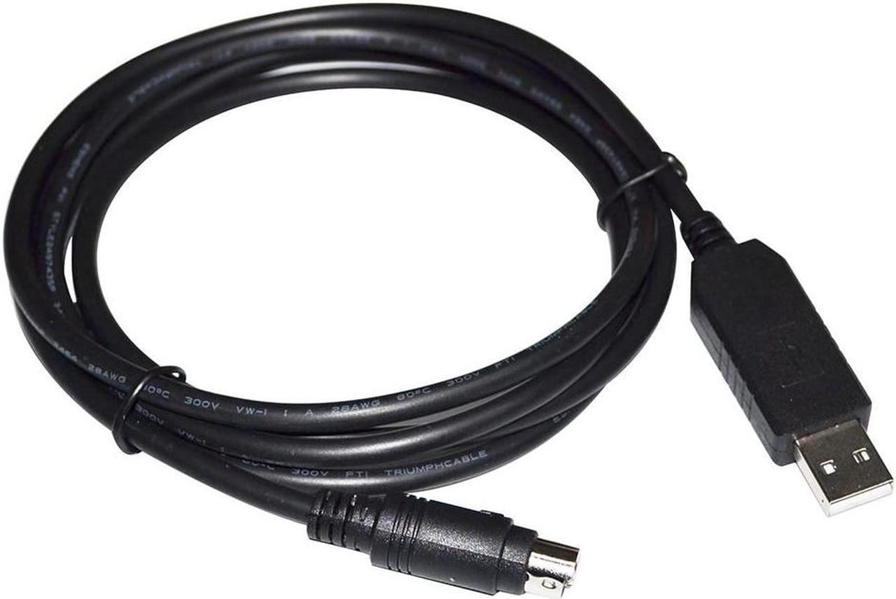 FT232RL USB TO MINI DIN 8P MD8 PROGRAMMING CABLE FOR YAESU- RADIO DATA TUNER FT-100 FT-817 FT-857 FT-897 CT-62 CAT KABLE Cable length:(1.8M)