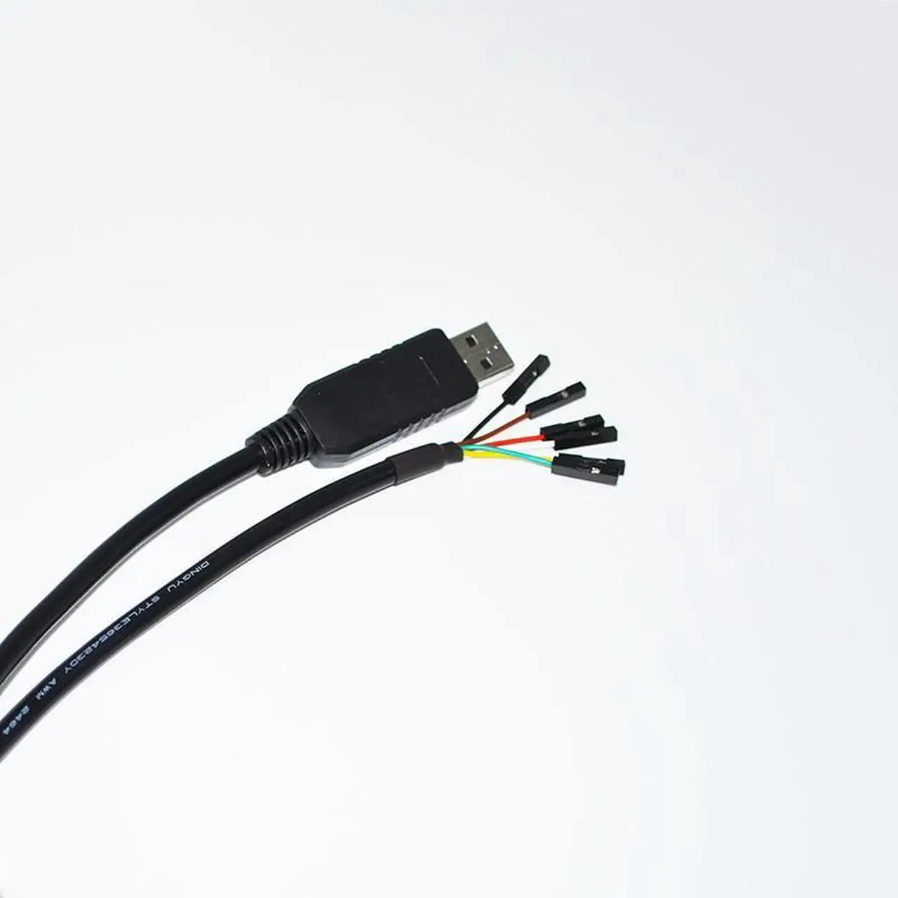 Main image of FT232RL CHIP USB TO 6 WAY 0.1" PITCH SINGLE-IN-LINE SIL 6PIN JUMPER DEBUG RS232 SERIAL DEBUG COMMUNICATION CABLE (FT232RL 1X1 6P)
Cable length:(1.8M)
