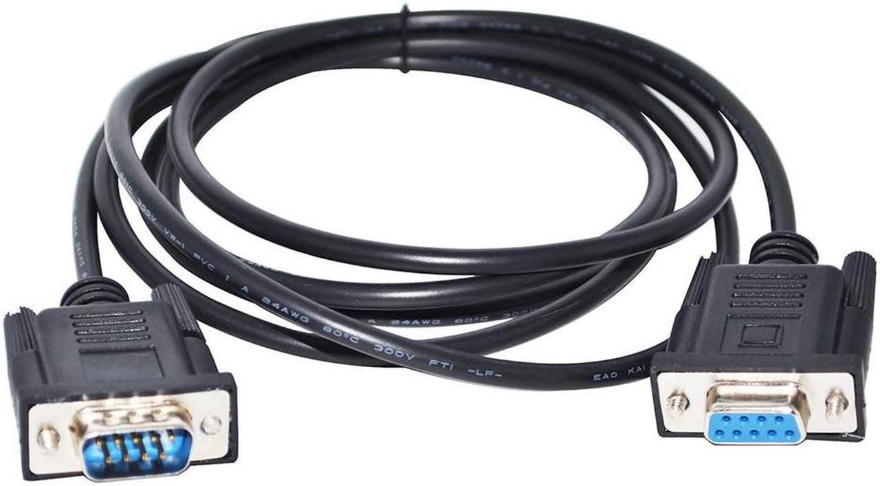 Main image of D-SUB 9 PIN DB9 FEMALE TO DB9 MALE ADAPTER CONVERTER RS232 SERIAL PRINTER CABLE FOR ZEBRA BARCODE PRINTER LINK TO PC Cable length:(1.8M)