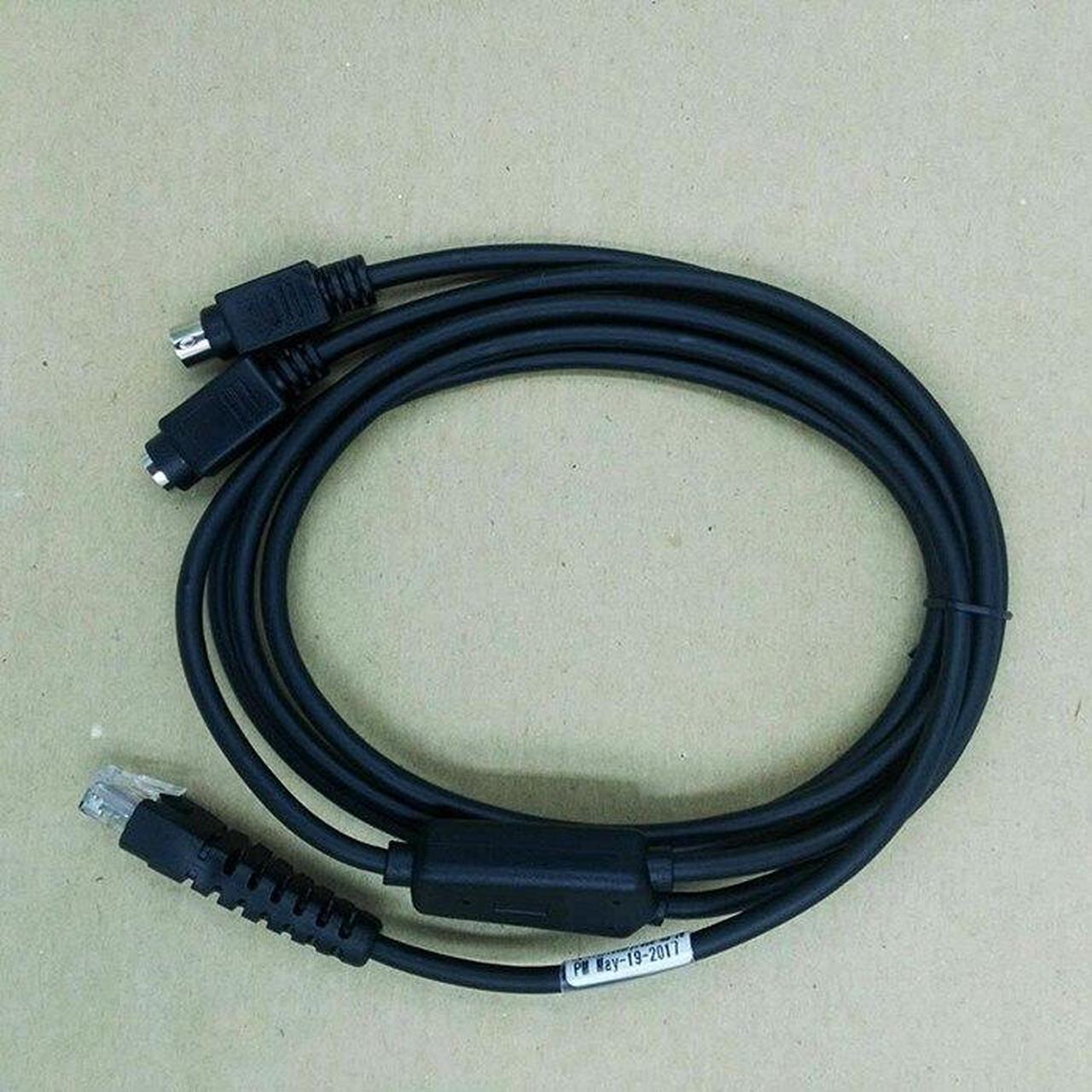 2 meters CINO Weiss F680 F780 barcode scanner gun keyboard port KB PS2 interface data cable