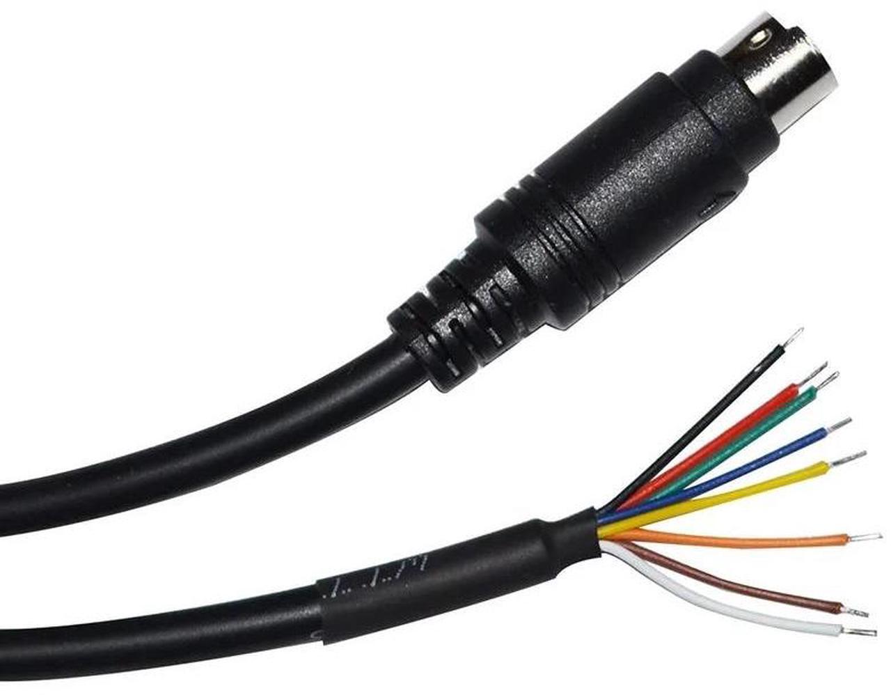 Alt view image 5 of 5 - BREAKOUT CABLE YAESU CT-62 CAT CABLE MD8 8 PIN MINI DIN MALE SERIAL ADAPTER FOR YAESU BAND DATA CAT LINEAR TUNER FT897 FT817 1M Length