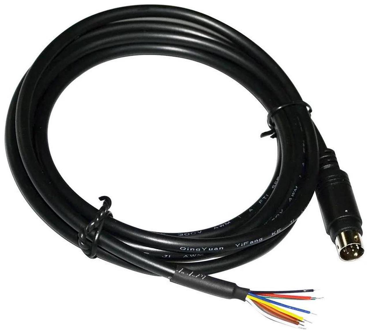 Alt view image 2 of 5 - BREAKOUT CABLE YAESU CT-62 CAT CABLE MD8 8 PIN MINI DIN MALE SERIAL ADAPTER FOR YAESU BAND DATA CAT LINEAR TUNER FT897 FT817 1M Length