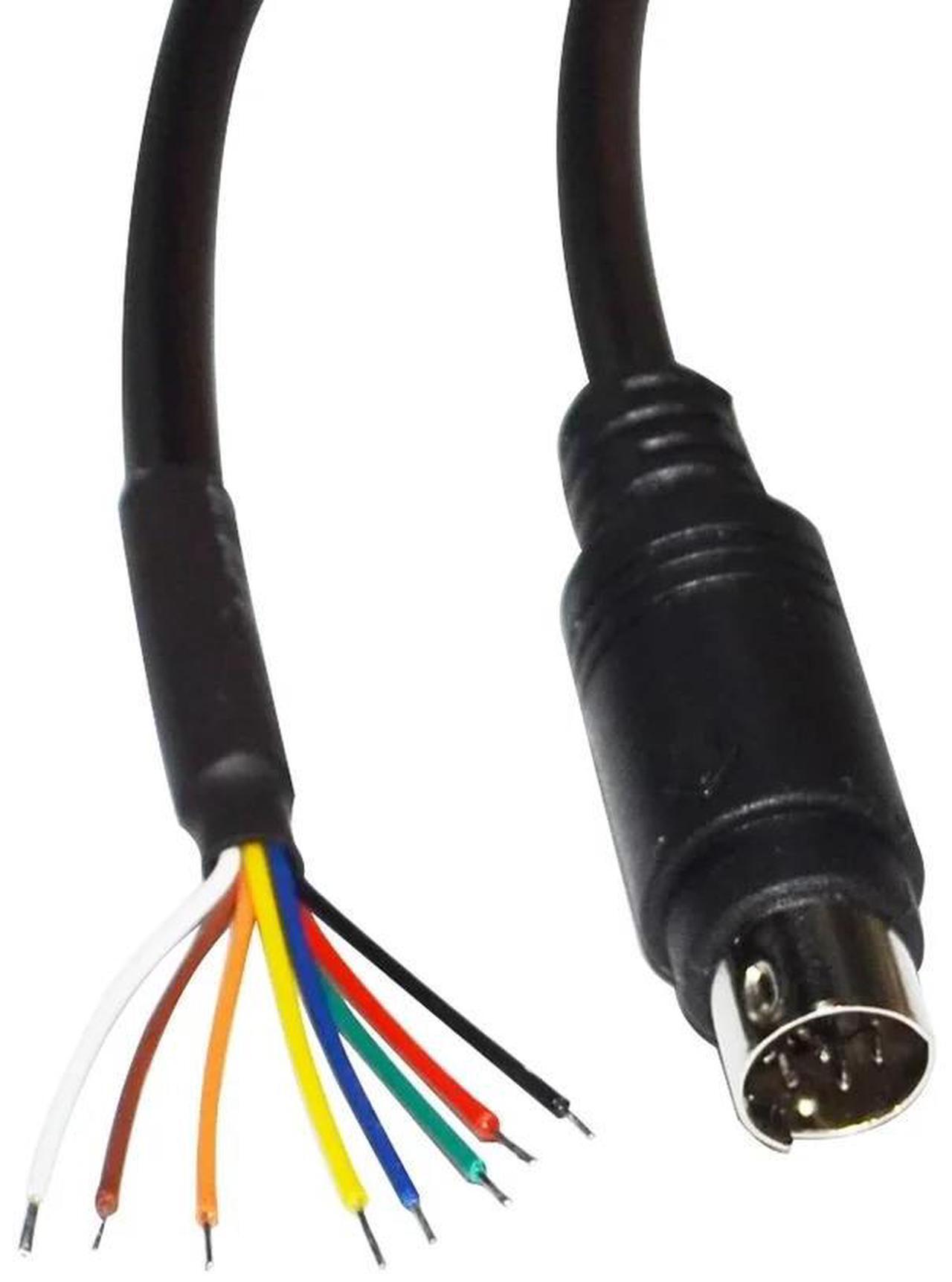Alt view image 4 of 5 - BREAKOUT CABLE YAESU CT-62 CAT CABLE MD8 8 PIN MINI DIN MALE SERIAL ADAPTER FOR YAESU BAND DATA CAT LINEAR TUNER FT897 FT817 1M Length