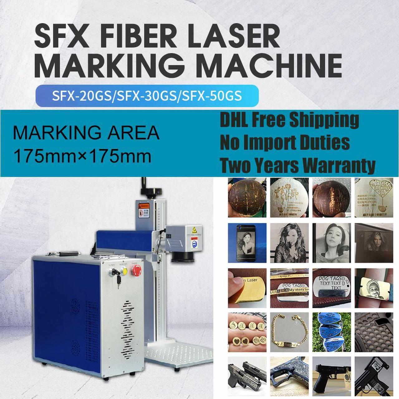 Main image of 50W JPT Fiber Laser Marking Machine 50W Fiber Laser Engraver for Metal Stainless Electronic Parts CNC Engraving Steel DIY Working Lens 175mm*175mm