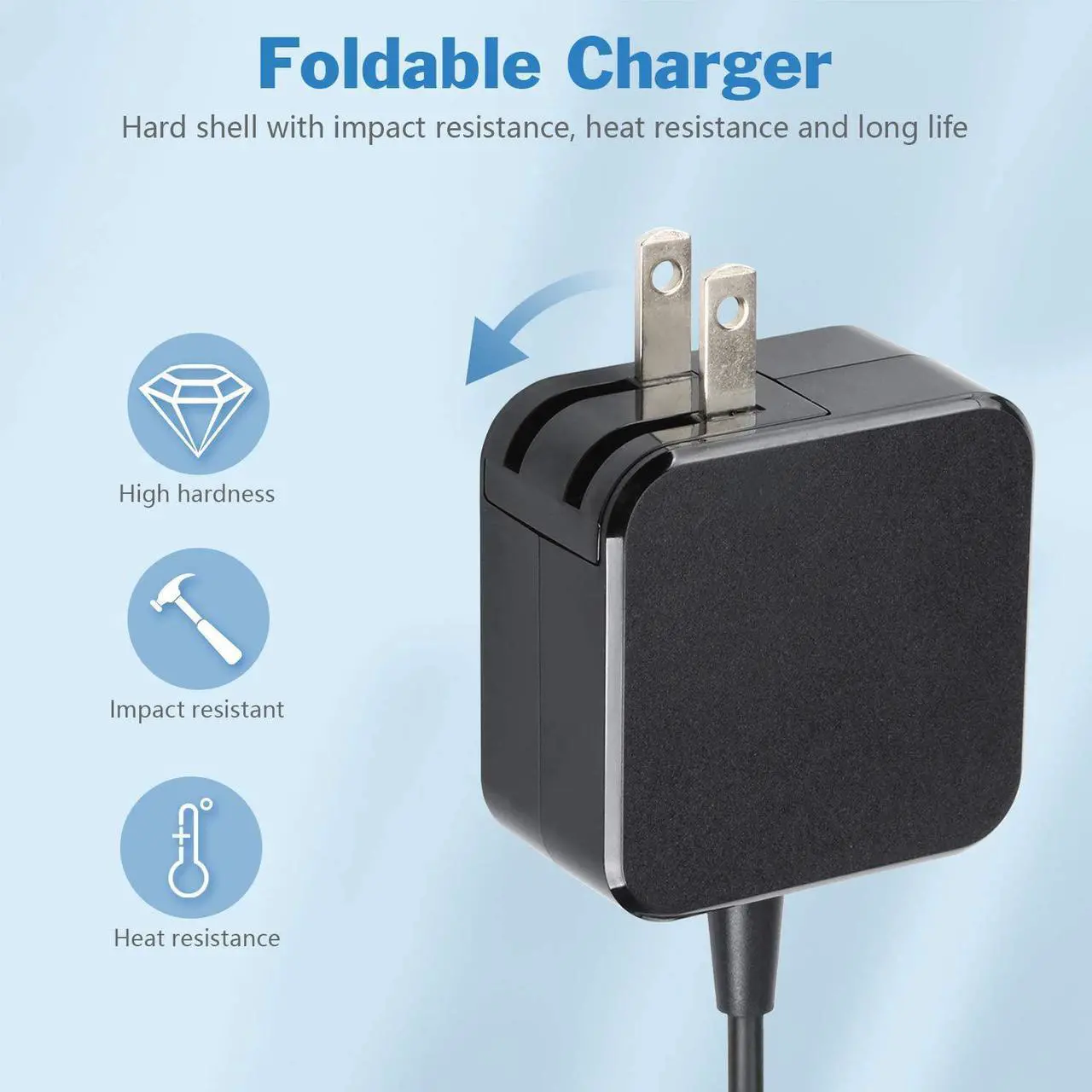 Alt view image 2 of 7 - Chromebook Charger Adapter for Samsung 11.6" Laptop Computer PA-1250-98 Chromebook 3 2 303C 500C 503C XE500C13 XE501C13 XE303C12 XE500C12 XE503C12 XE503C32 26W 12V 2.2A Power Supply