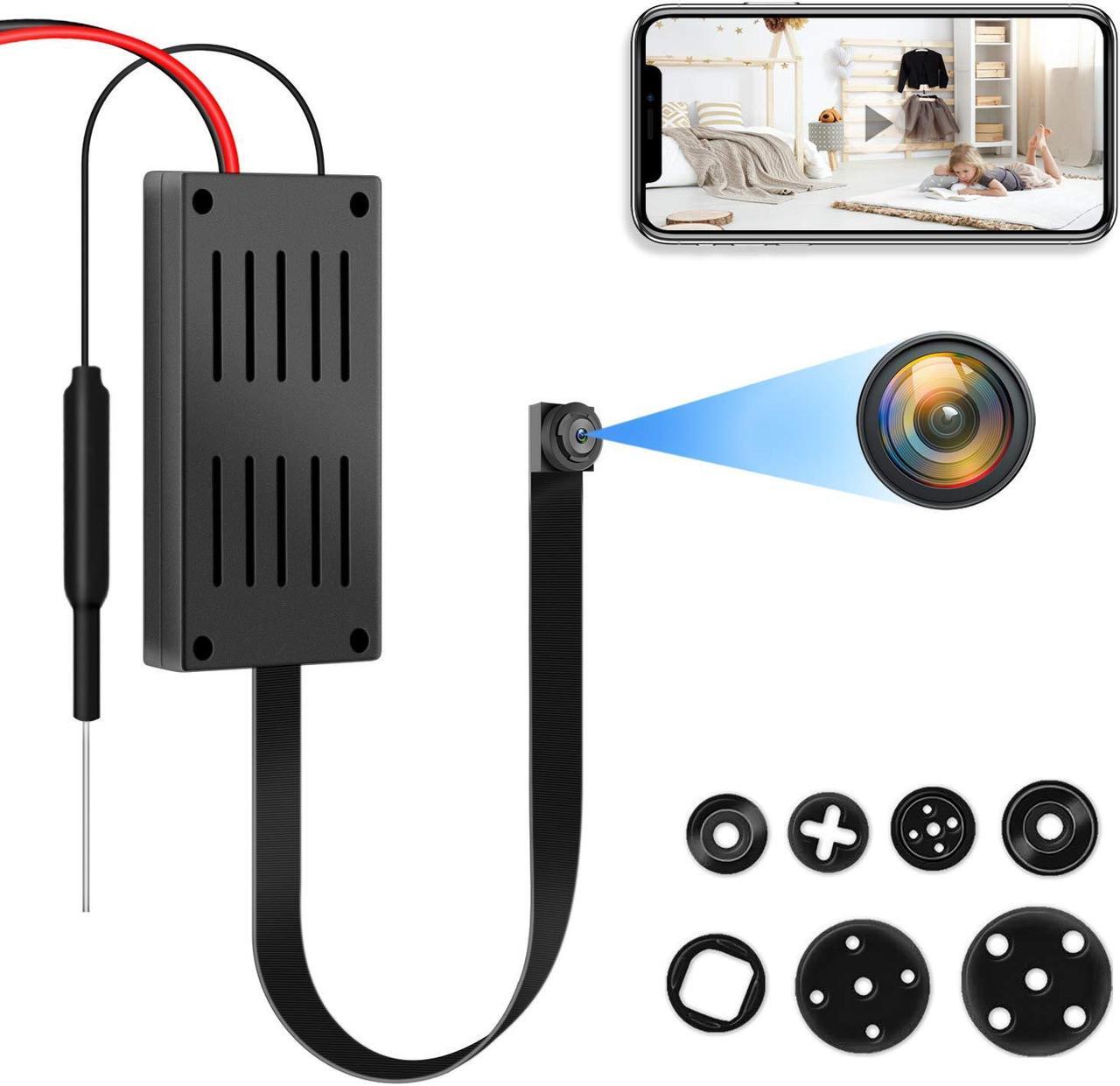 Main image of Spy Camera, 4K HD WiFi Hidden Camera, DIY Tiny Wireless Spy Cam, Mini Camera for Home Surveillance Security Cameras Recorder with Motion Detection for Indoor Outdoor(2.4GHZ Only)