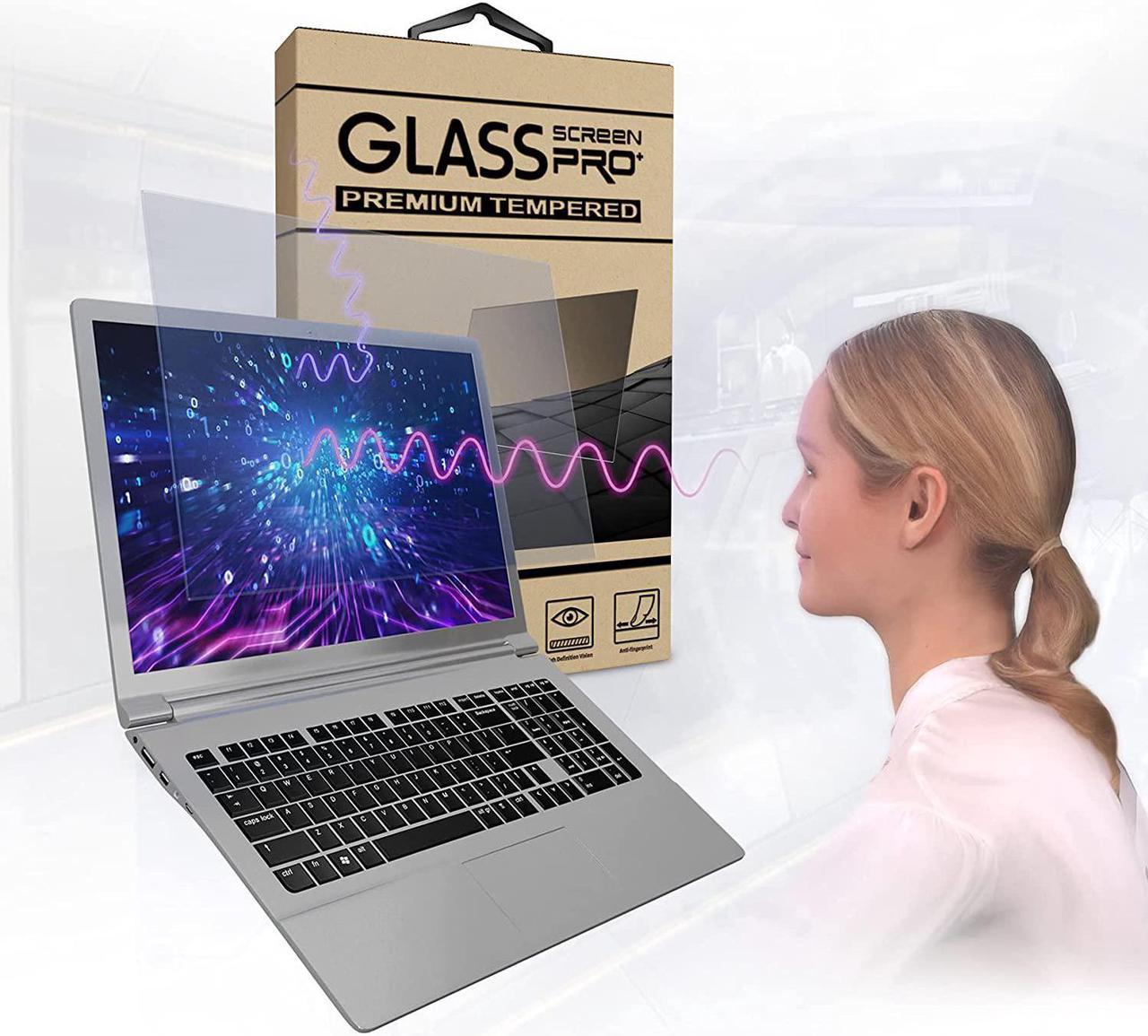 Screen Protector Blue Light Tempered Glass Screen Protector for 15.6 Inches Laptop, 9H Hardness and Crystal Clear, Compatible with Any 15.6 inch Touch Screen Laptop