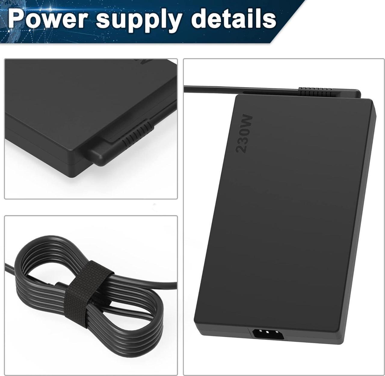 Alt view image 7 of 7 - New Lenovo 230W AC Adapter for Lenovo Legion 5 ChargerLenovo Ideapad Legion Y920 Y910 Y900 Y740 Y730 Y7000 Y545 Y540 Lenovo Thinkpad P73 P53 P72 P52 P71 P51 P70 P50 Yoga A940 4X20E75111