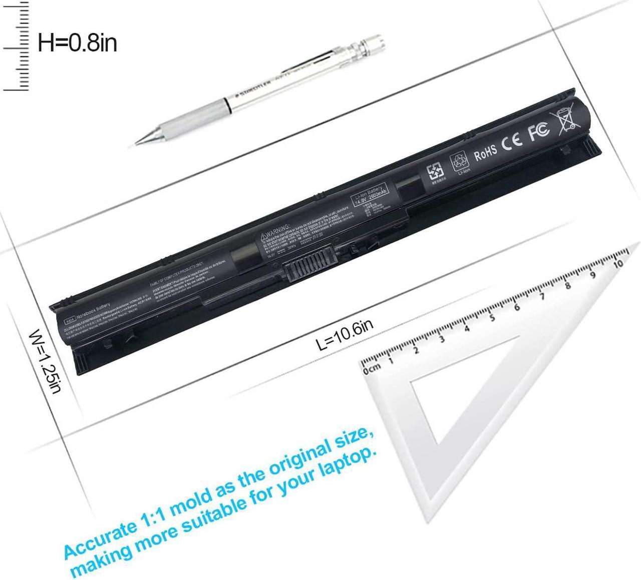 Alt view image 4 of 7 - KI04 K104 KIO4 800049-001 825596-001 Laptop Battery for HP Pavilion 14-ab 15-ab 15-an 17-g 17t-g 800009-421 800010-421 800049-421 800050-001 HSTNN-DB6T HSTNN-LB6S IB6X LB6R HSTNN-LB6T TPN-Q158