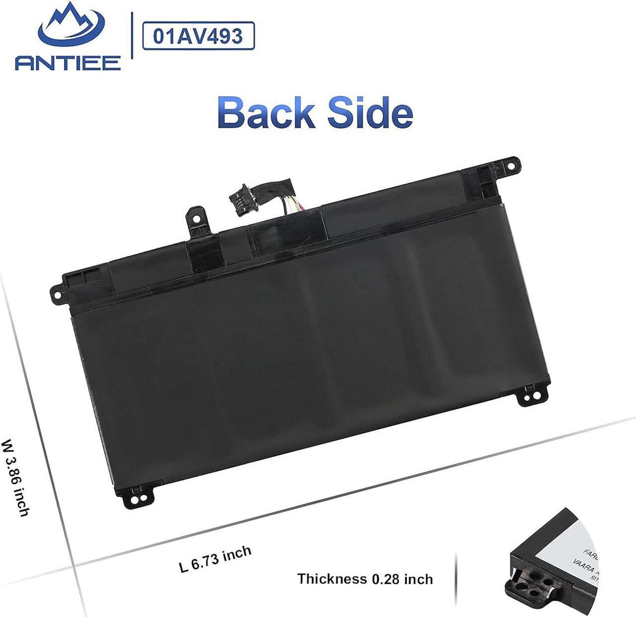 Alt view image 6 of 6 - ANTIEE 00UR891 01AV493 SB10L84121 Internal Battery Replacement for Lenovo ThinkPad T570 T580 P51S P52S Series 00UR890 00UR892 SB10L84121 SB10L84122 SB10L84123 15.2V 32Wh 2100mAh 4-Cell