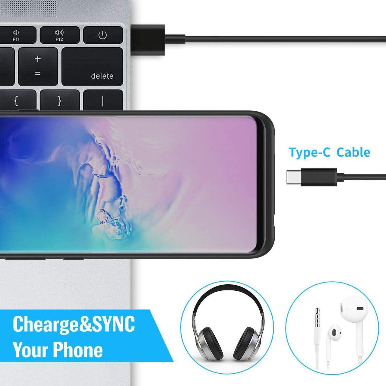 Alt view image 2 of 7 - Battery Case for Samsung Galaxy S10,[7500mAh] Portable Charging Case External Battery Pack for Samsung Galaxy S10 Charger Case (6.1 inch)