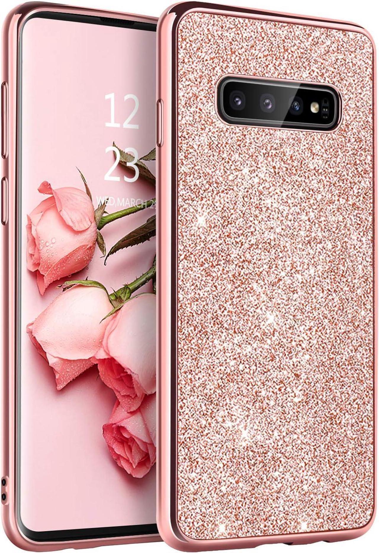 Case for iPhone 14 Pro Max, [Compatible with MagSafe] Cute Magnetic Clear Glitter Slim Women Girly Bling Diamond Sparkle Luxury Plating Soft Shockproof Protective Phone Cover 6.7 Inch, Blue