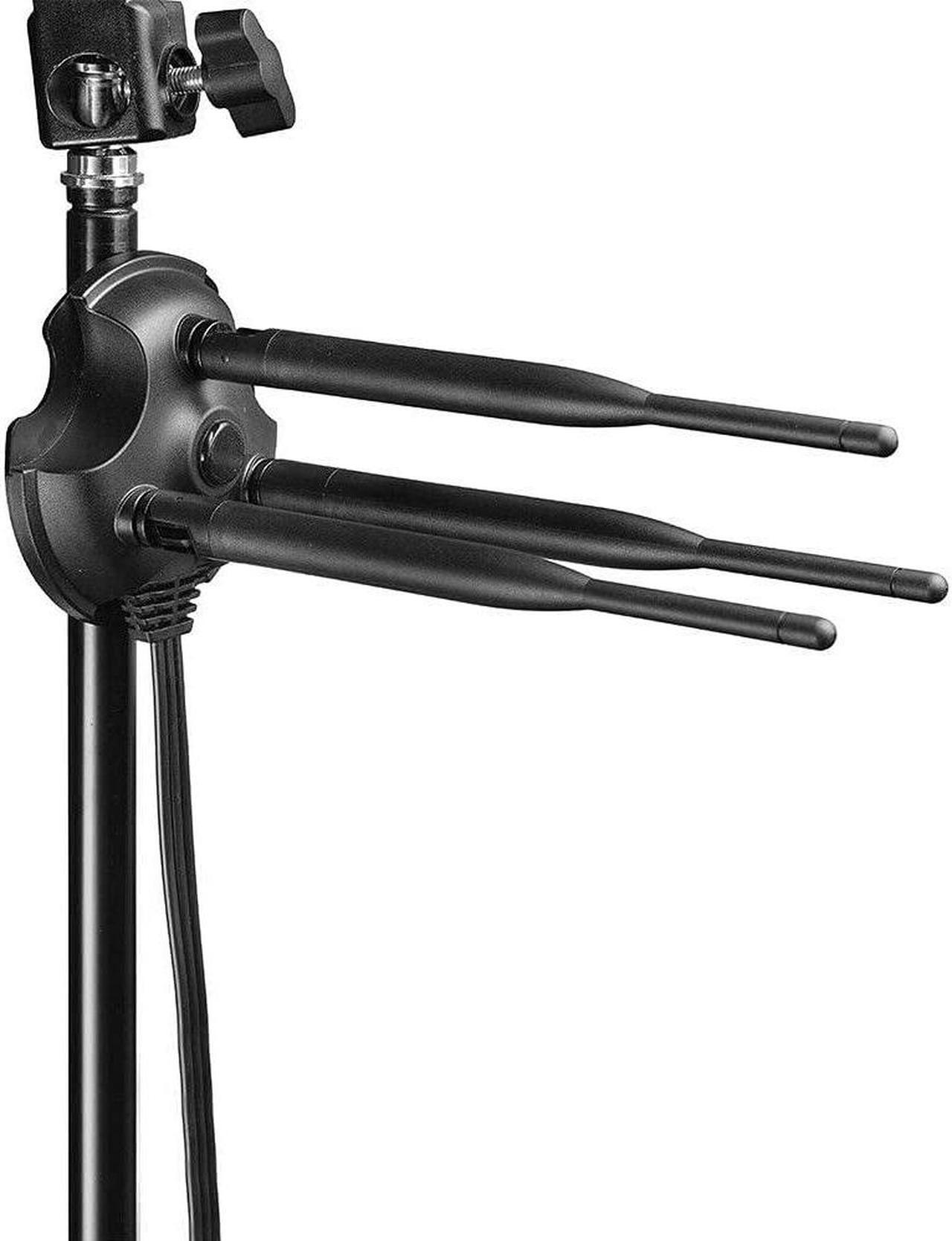Alt view image 7 of 7 - 2.4GHz 5GHz Dual Band WiFi Antenna, 3 RP-SMA Male Antenna Magnetic Base for PC Desktop Computer, WiFi Wireless Router, Mobile Hotspot, PCI PCIe WiFi Card, External WiFi USB Adapter