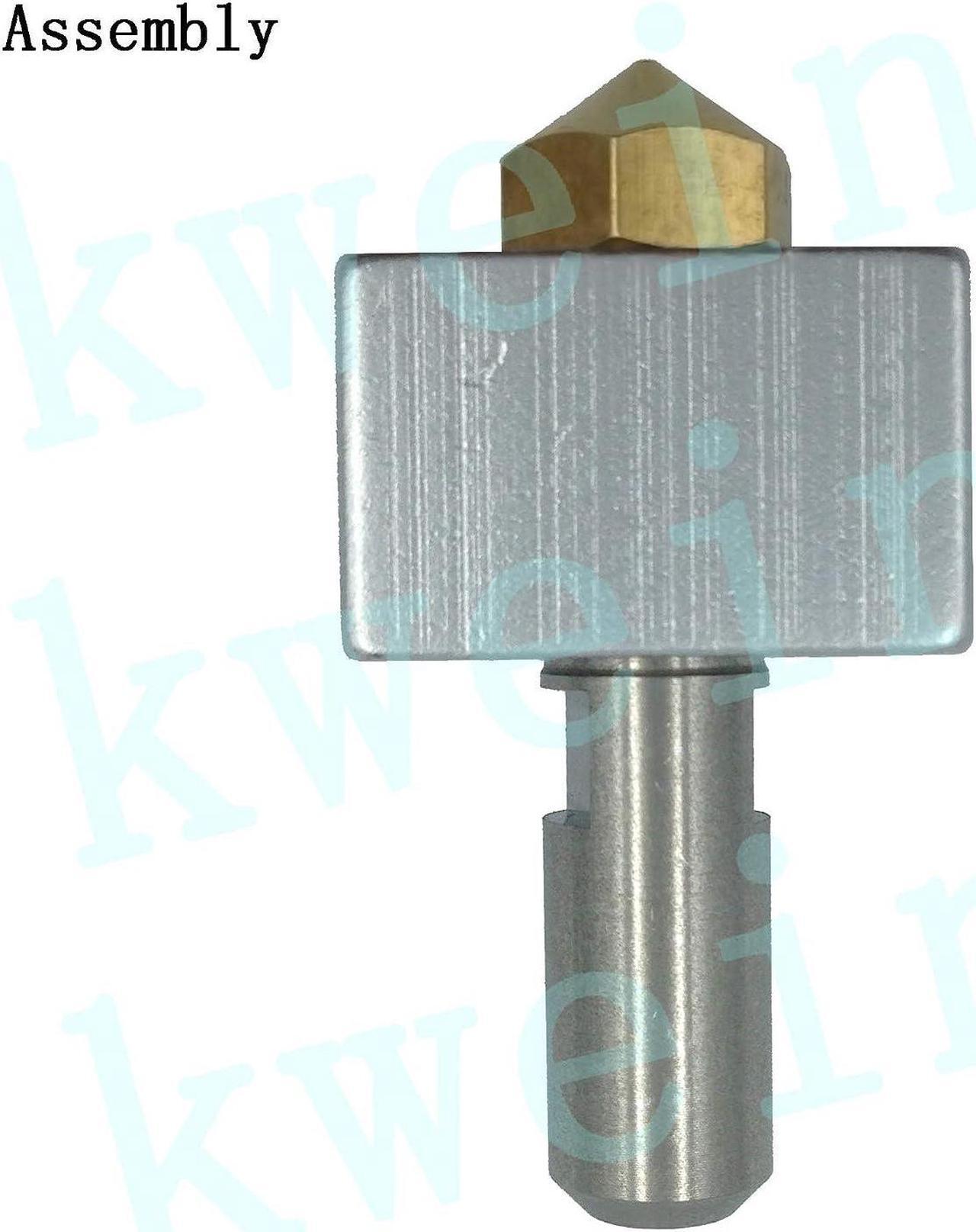 Alt view image 4 of 5 - MK10 Heater Block 2PCS for 3D Printer Hotend Fit with M3 and M4 Thermistor