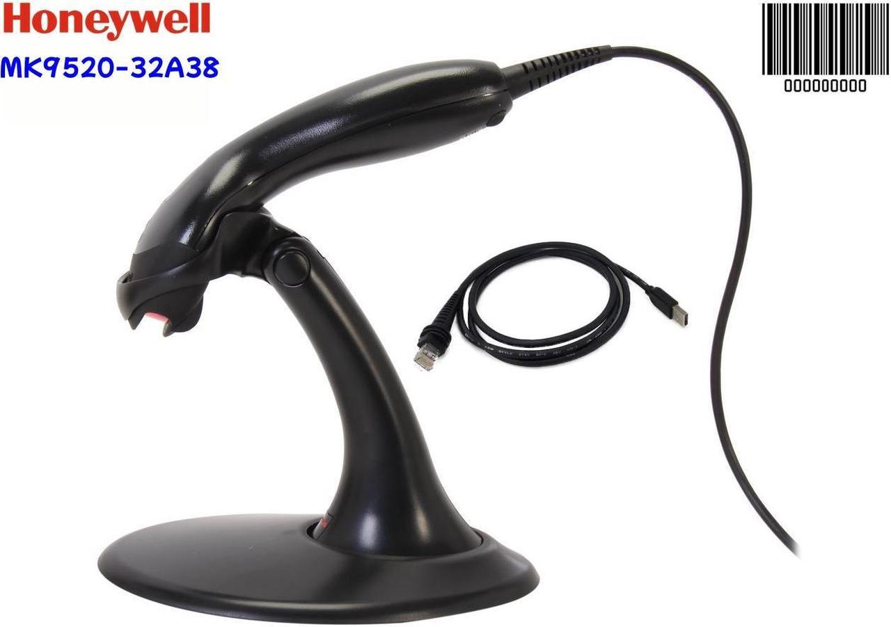 Honeywell Voyager MS9520 USB Barcode Scanner Kit with Stand (MK9520-32A38)