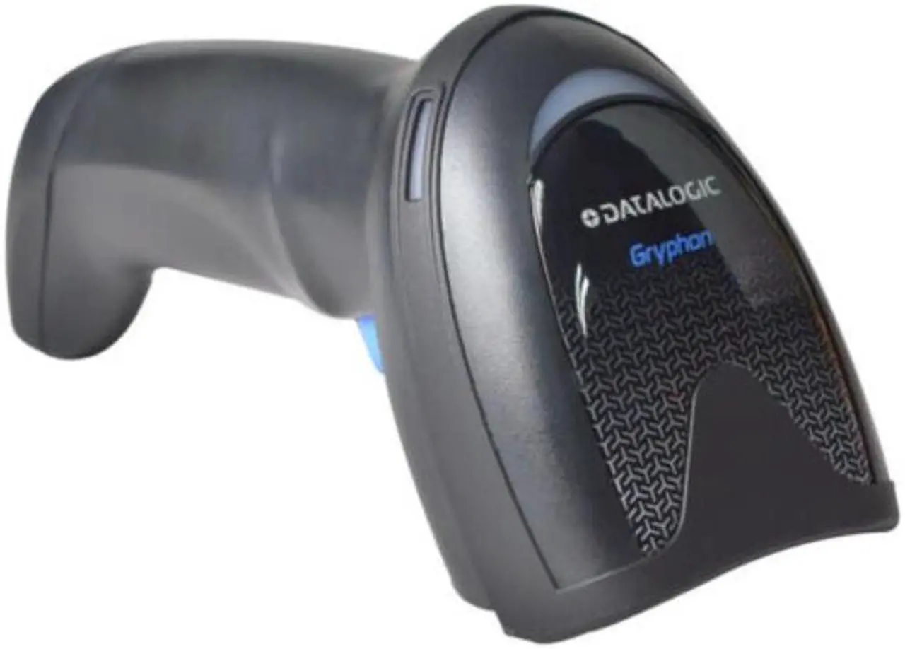 Alt view image 5 of 5 - Datalogic QR Code Reader Gryphon GD4590-BK-B 2D Barcode Scanner GD4500 with USB Cable and Base