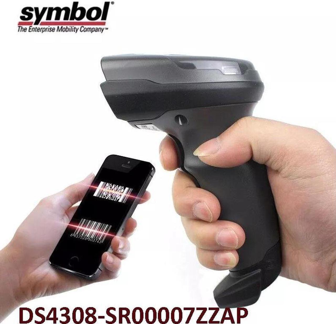 Digital Barcode Scanner DS4308-SR00007ZZAP 1D/2D Handheld Code Reader with USB Cable