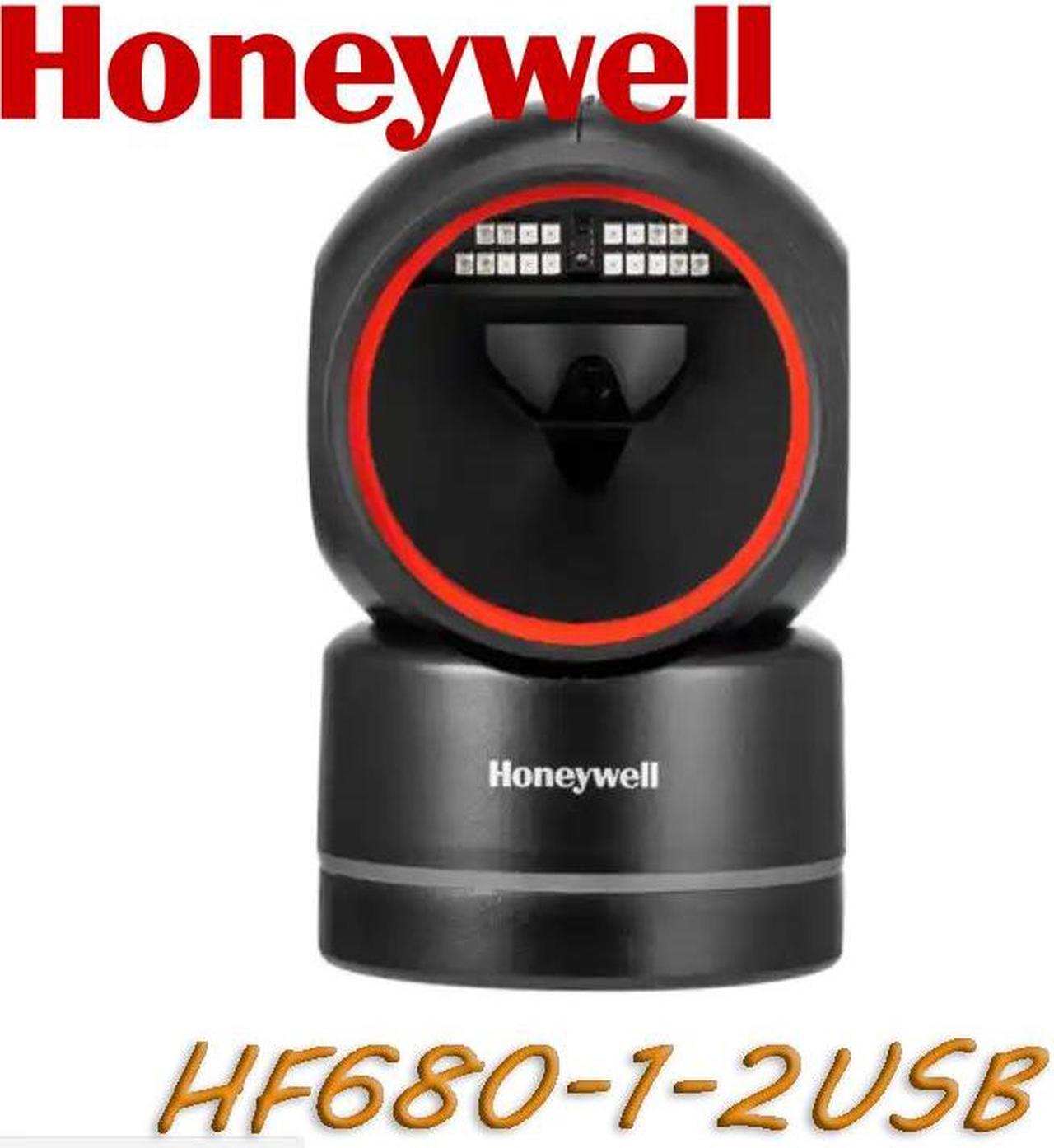 Honeywell Fixed Barcode Scanner 2D LED Hands-free QR Code Reader HF680-1-2USB Black