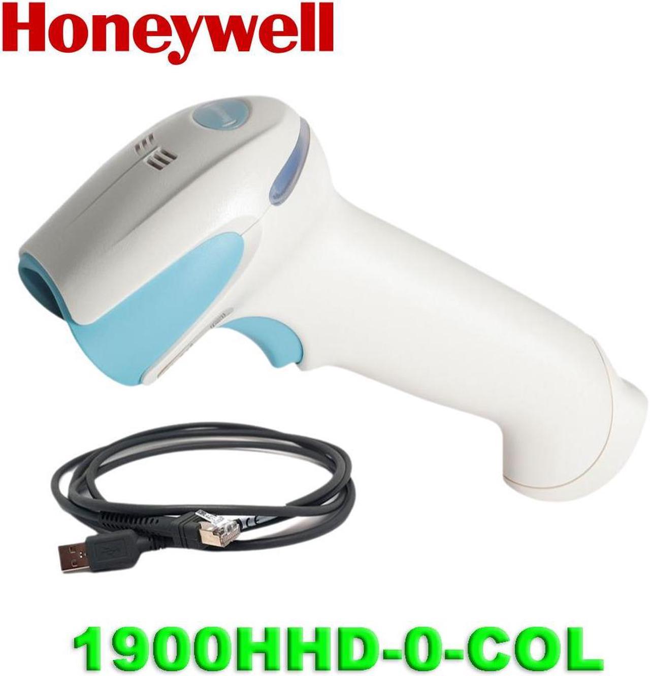 Honeywell 2D Bar Code Scanner Xenon 1900HHD-0-COL Wired Handheld Code Reader USB Cable Kit