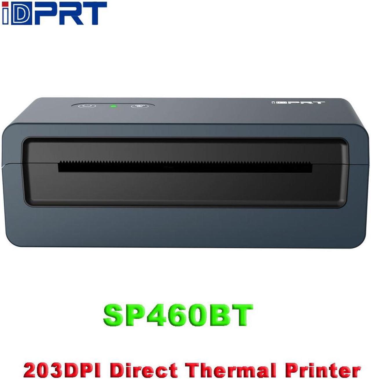 iDPRT SP460BT Bluetooth Direct Thermal Printer 203DPI Wireless Label Printer USB 1D/2D Barcode 4IPS High Speed