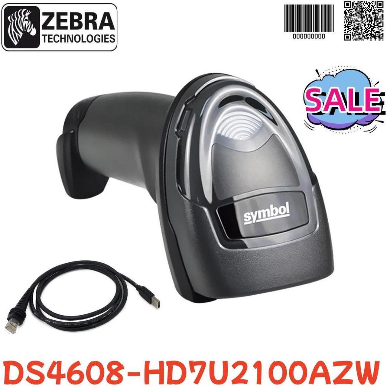 Barcode Scanner DS4608-HD7U2100AZW Corded 1D 2D Handheld Bar Code Reader with USB Cable