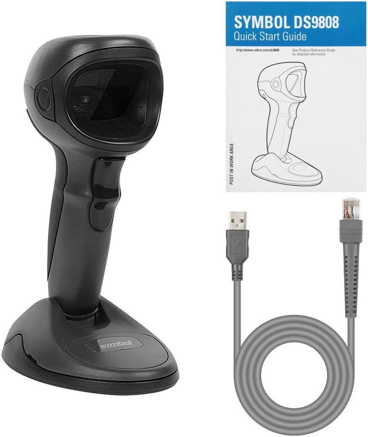 Fixed QR Code Reader DS9808-SR00007NNWR 2D Barcode Scanner with USB Cable