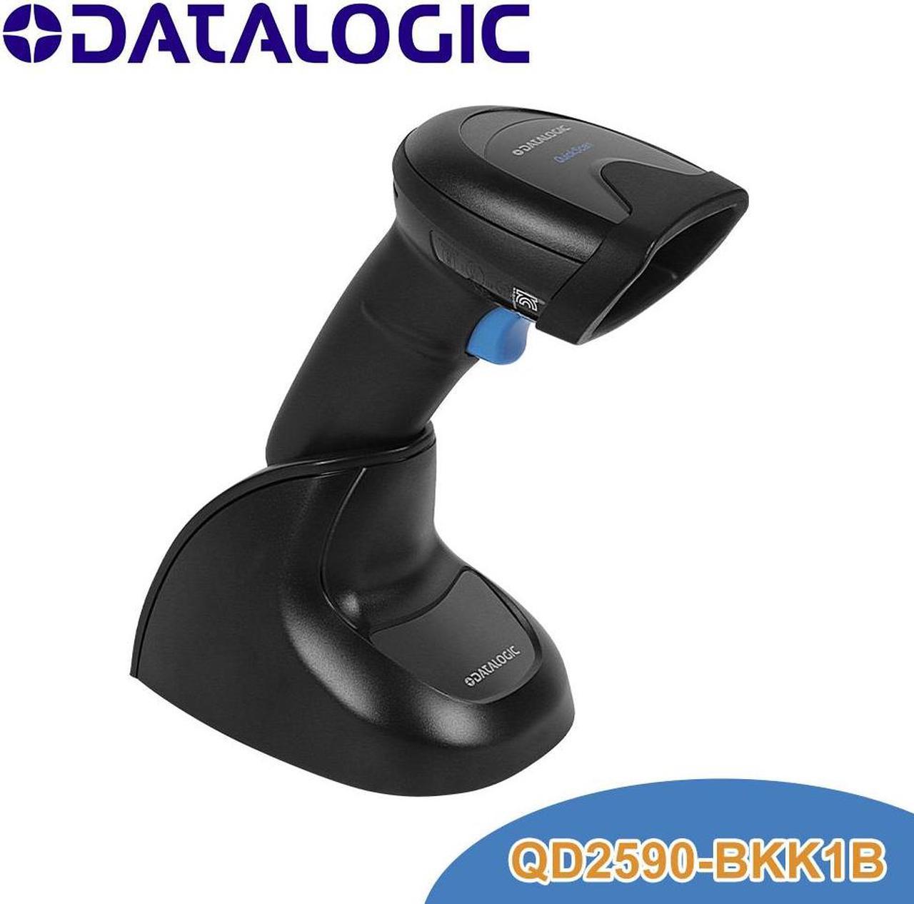 QD2590-BKK1B Handheld 2D USB Imager Barcode Scanner with Cable and Base