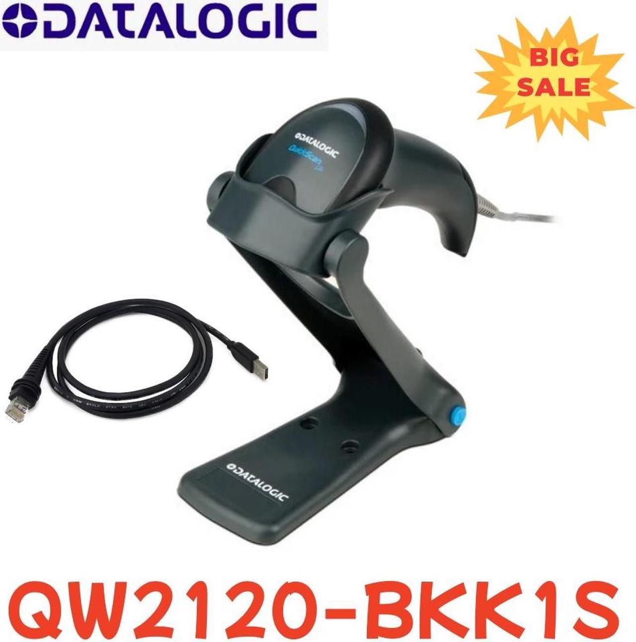 QW2120-BKK1S Quickscan Barcode Scanner LITE Imager with USB Cable and Stand