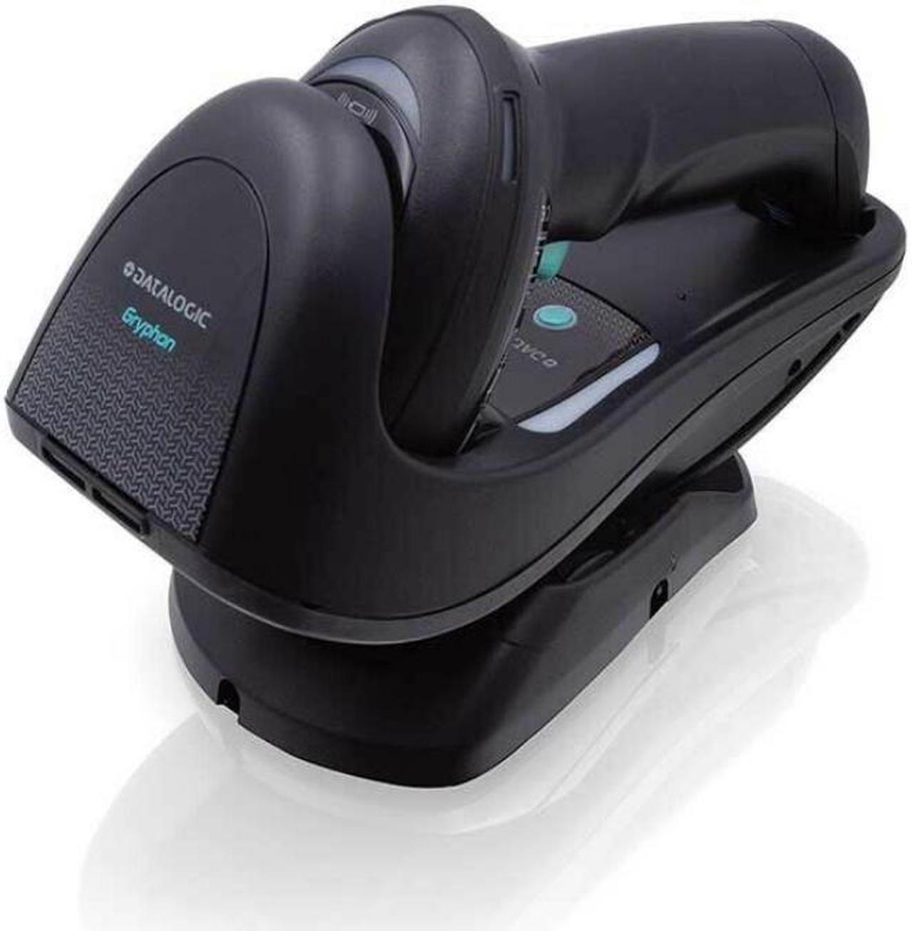 Gryphon GM4500-BK-HD-433 High Density USB Wireless 2D Barcode Scanner with Base