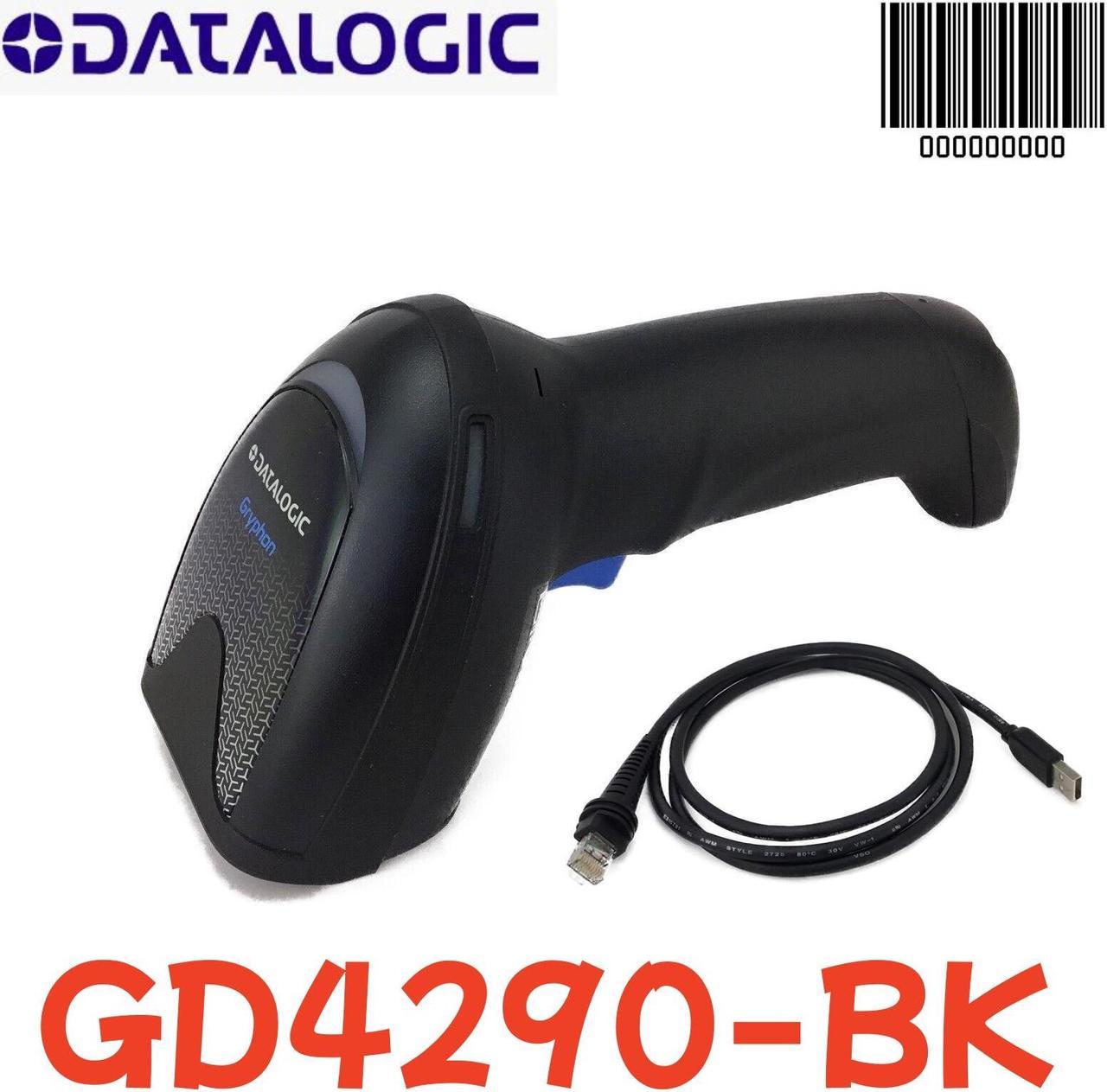 1D Barcode Scanner Gryphon GD4290-BK Handheld Code Reader with USB Cable