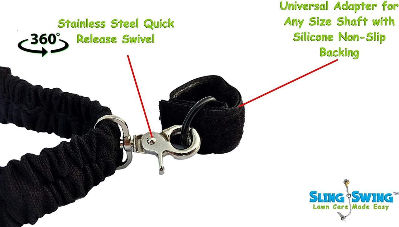 Alt view image 3 of 5 - Sling Swing Weed Eater Whacker String Grass Trimmer Harness Shoulder Strap BONUS