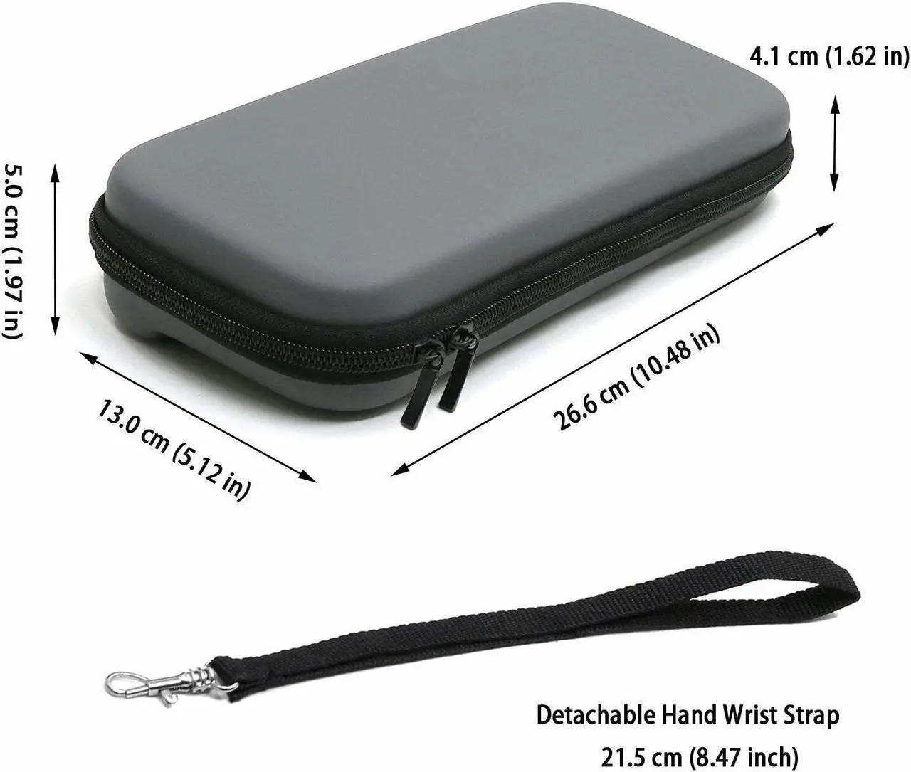 Alt view image 4 of 6 - EVA Hard Protective Carrying Case Bag+ 3PCS Screen Protector For  Switch
