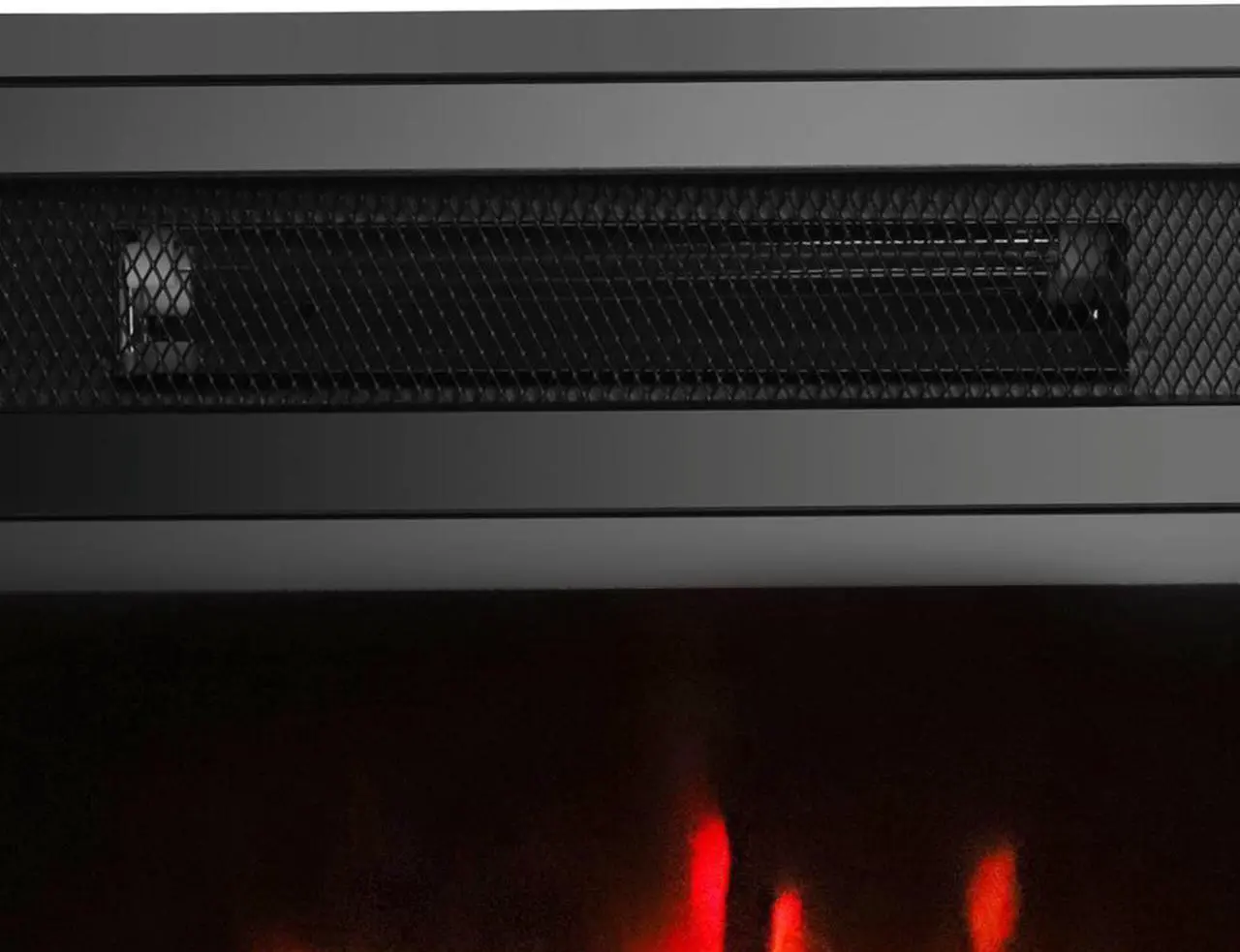 Alt view image 2 of 6 - Electric Home Embedded 26" Fireplace Insert Heater Emulon Flame Remote Black