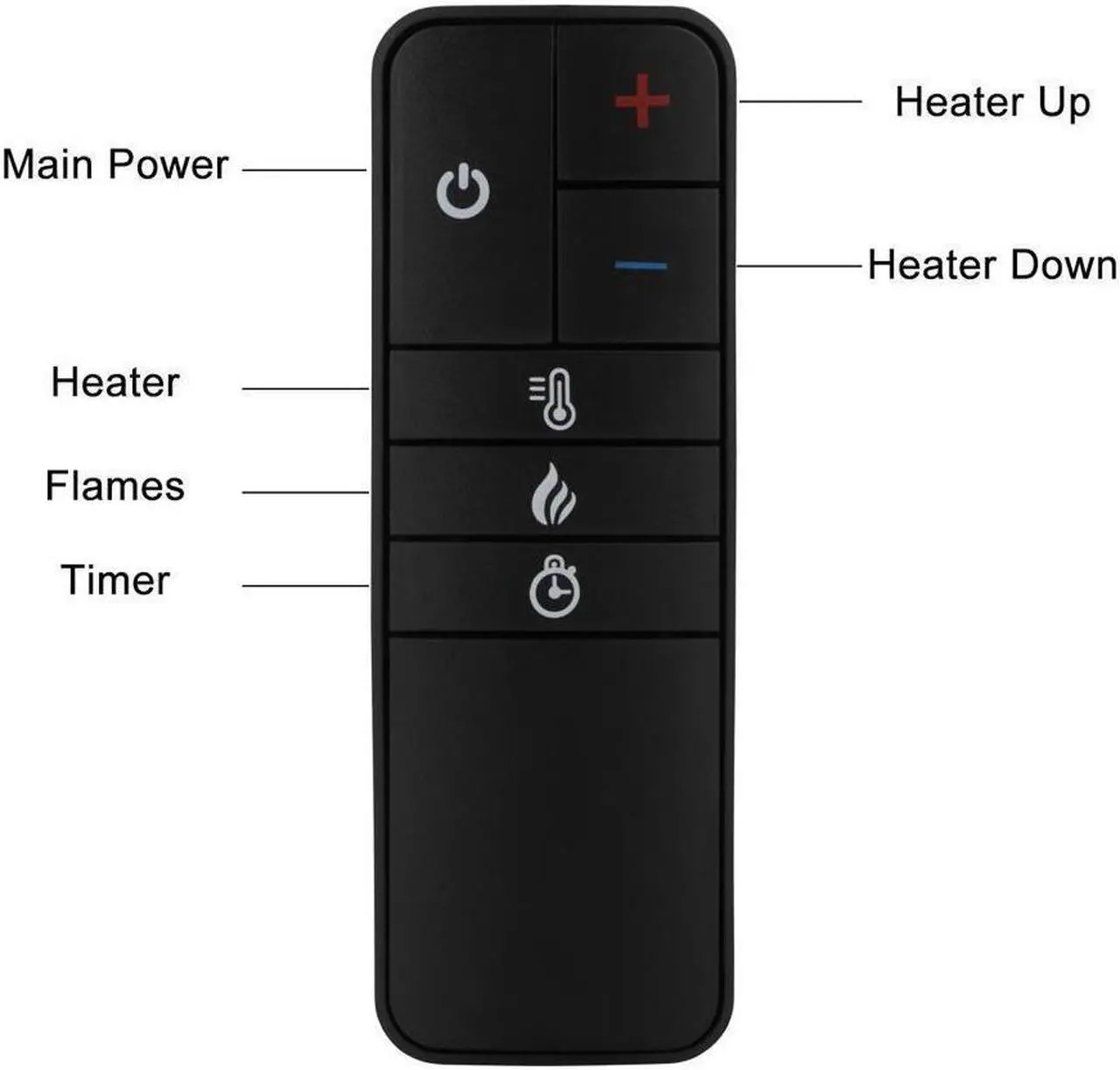 Alt view image 3 of 6 - Electric Home Embedded 26" Fireplace Insert Heater Emulon Flame Remote Black