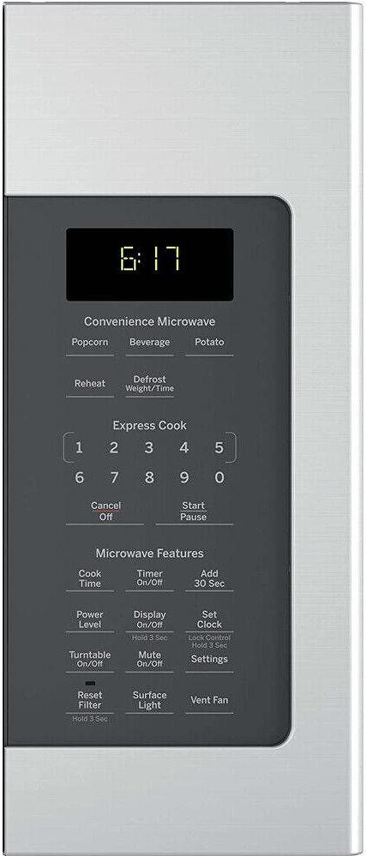 Alt view image 5 of 6 - 1.7 Cu. Ft. Over-the-Ran  Microwave Oven Stainless Steel + 2 Year Warranty