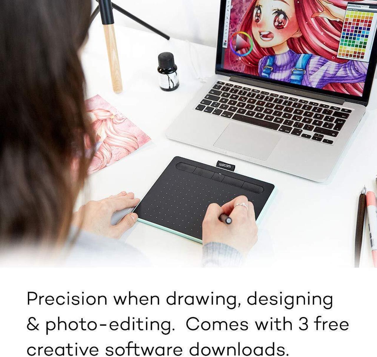Alt view image 4 of 6 - Intuos Creve Pen Tablet for Graphics - Small, Black