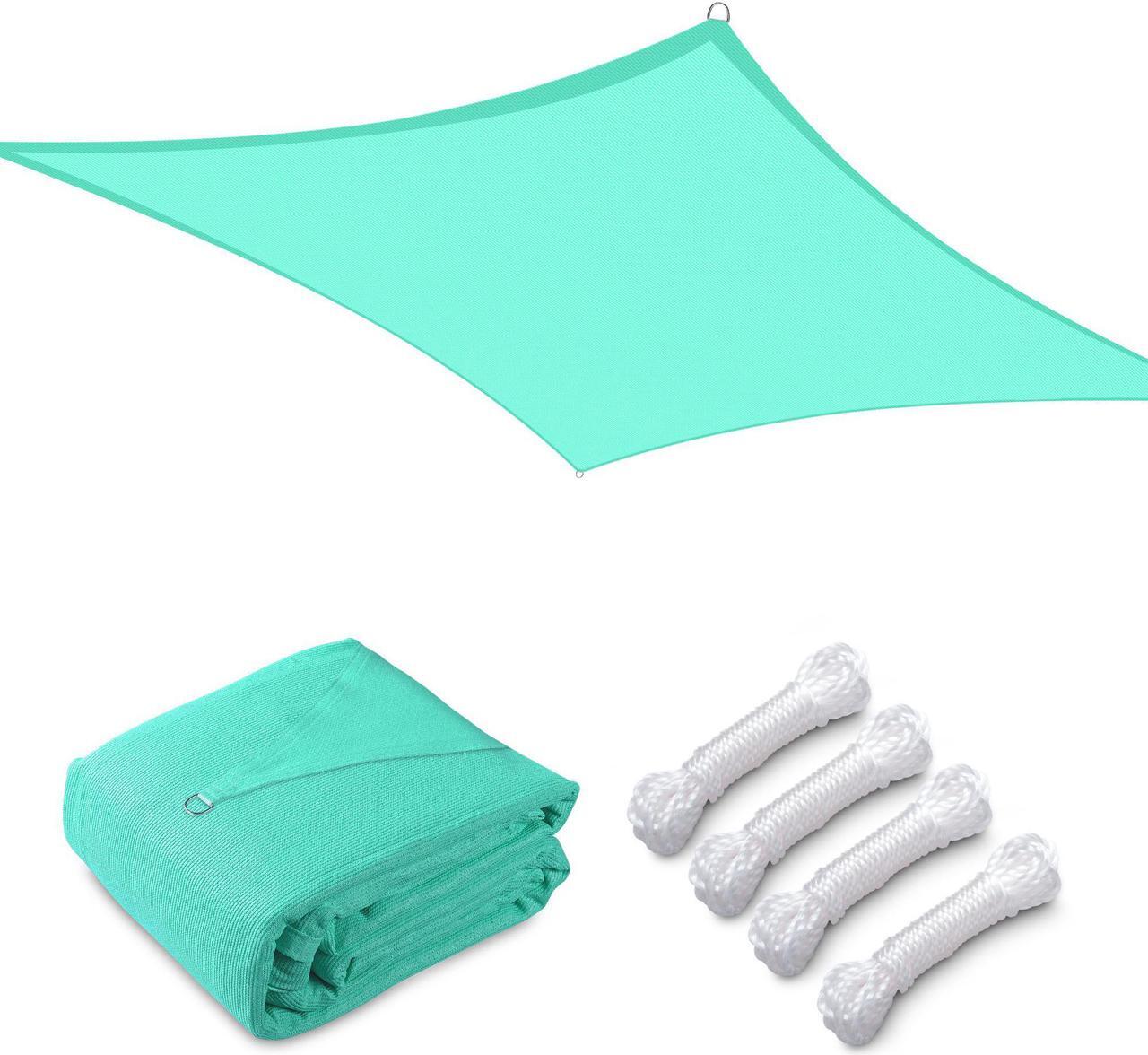 Alt view image 3 of 7 - Yescom 19x13 Ft 97% UV Block Rectangle HDPE Sun Shade Sail Canopy Cover Net Poolside