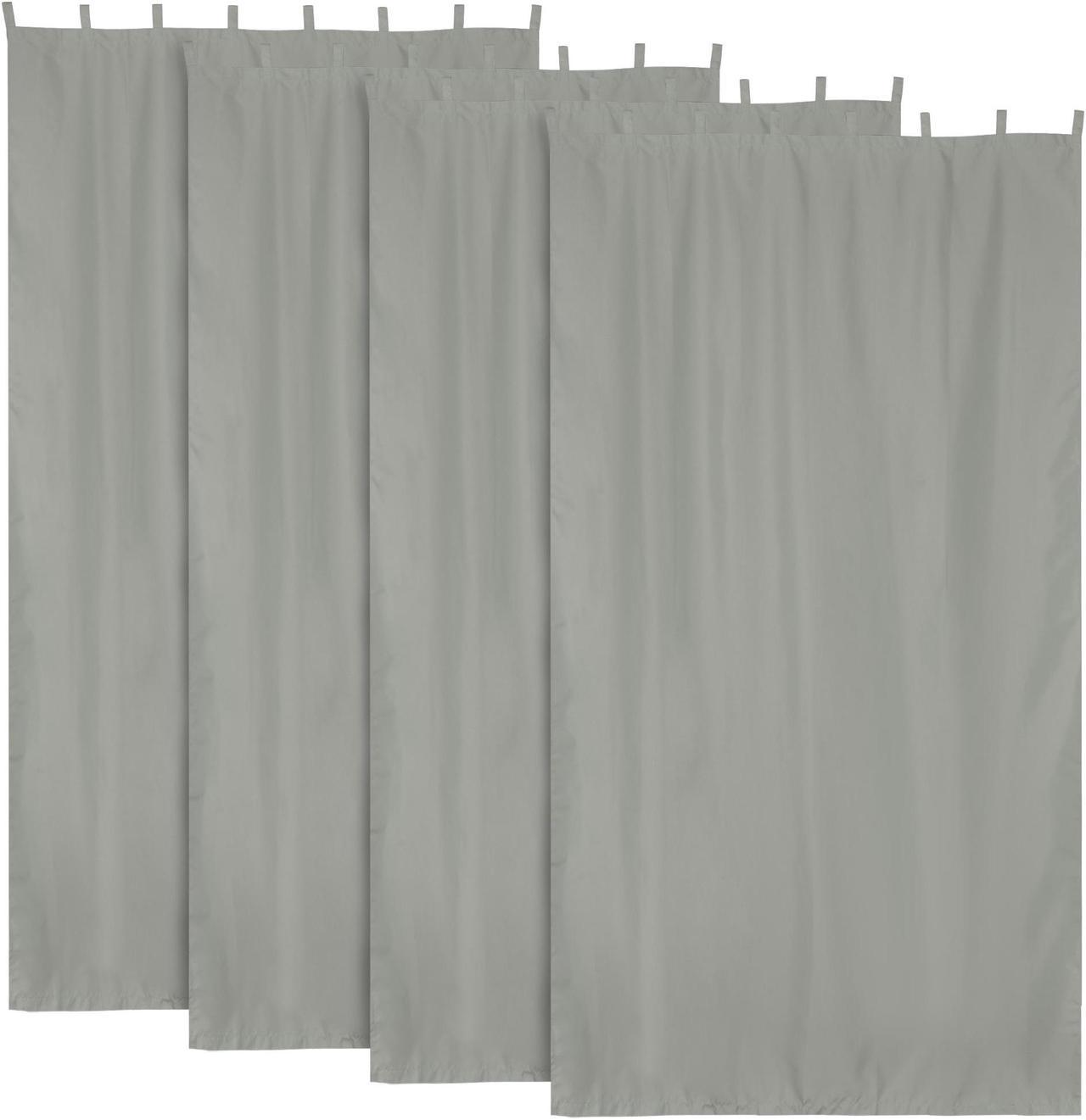 Yescom 54"x120" Outdoor Curtain Drape Tab Top UV30+ Patio Pergola Backyard 4 Piece