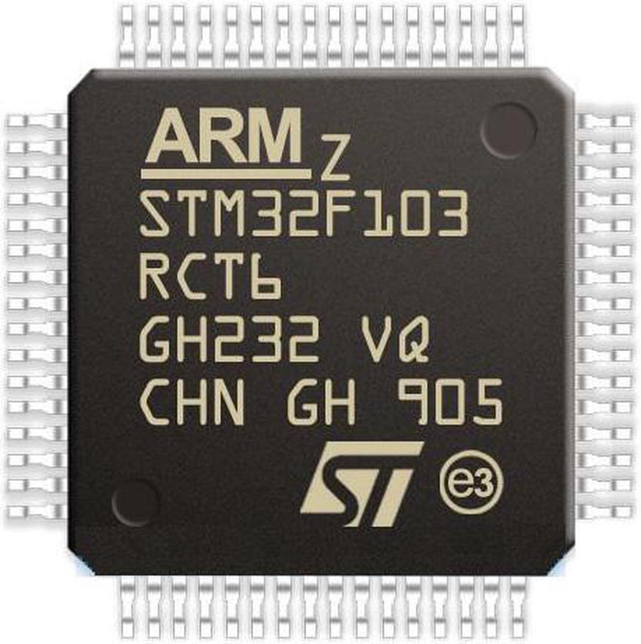 STM32F103RCT6 LQFP-64 32-bit Flash Memory Microcontroller MCU IC Chip