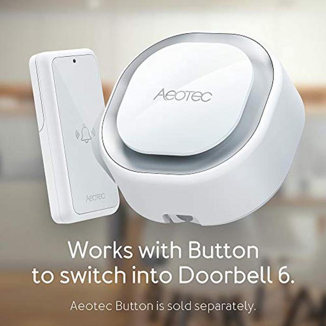 Alt view image 5 of 5 - Aeotec Siren 6, Z-Wave Plus S2 Enabled Zwave Siren Safety Speaker, Wall-Mounted Sound & Light Security Intruder Zwave Alarm with Backup Battery, 110dB