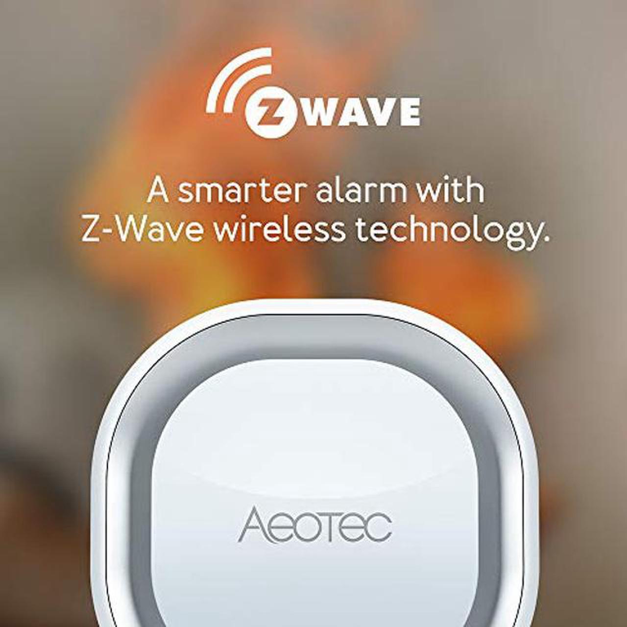 Alt view image 4 of 5 - Aeotec Siren 6, Z-Wave Plus S2 Enabled Zwave Siren Safety Speaker, Wall-Mounted Sound & Light Security Intruder Zwave Alarm with Backup Battery, 110dB
